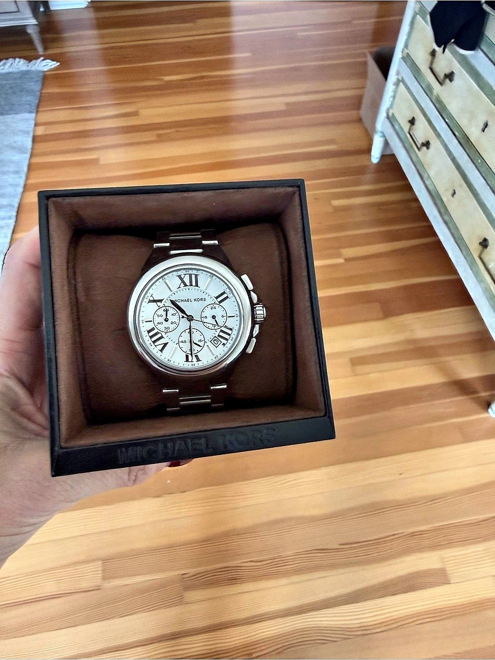 Michael Kors Ritz Silver-Tone Chronograph Watch MK5020